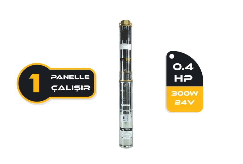 DC Pompa 0.4 Hp / 300W / 24V (3RDC3-35-24-300)